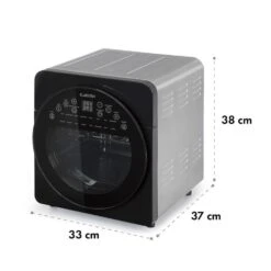 AeroVital Easy Touch Heißluftfritteuse 1700W 14l Timer 16 Programme Metallic / Schwarz -Geschäft Für Haushalts- Und Küchenbedarf 10034451 yy 0008 logo Klarstein AeroVital easy touch Heissluftfritteuse