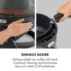 VitAir Pommesmaster Heißluftfritteuse 360° 1400W 50-240°C Timer -Geschäft Für Haushalts- Und Küchenbedarf 10034529 de 0008 logo
