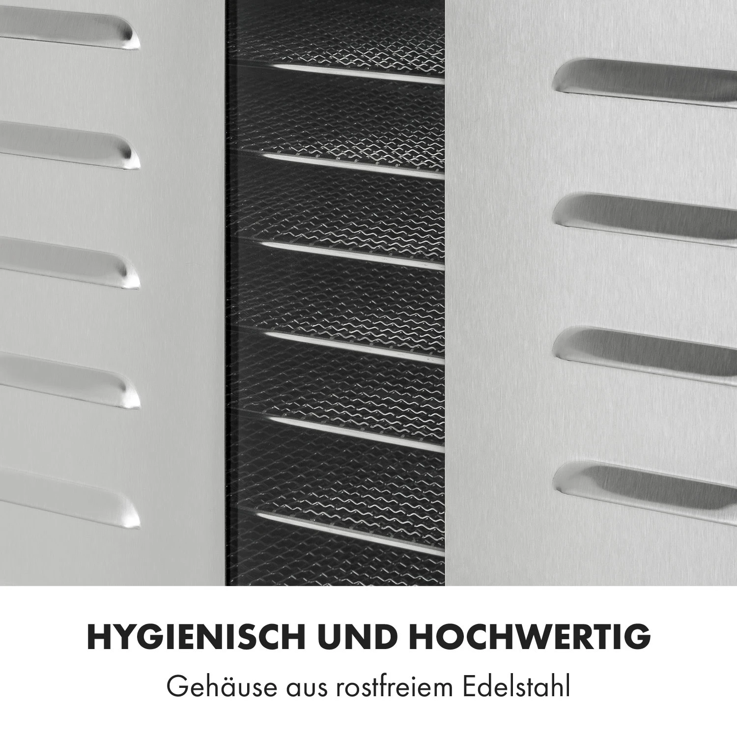 Master Jerky 300 Dörrautomat 2000W 40-90 °C 24h-Timer Edelstahl Silber 9 Master Jerky 300 Dörrautomat 2000W 40-90 °C 24h-Timer Edelstahl Silber – Bild 7