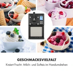 Sweet Sundae Eiscrememaschine Kompressor 1,5l Edelstahl Schwarz -Geschäft Für Haushalts- Und Küchenbedarf 10034911 de 0004 logo