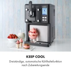 Sweet Sundae Eiscrememaschine Kompressor 1,5l Edelstahl Schwarz -Geschäft Für Haushalts- Und Küchenbedarf 10034911 de 0006 logo