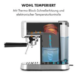 Futura Espressomaker 20 Bar 1450 Watt 20 Bar Wassertank: 1,25 Liter Rostfreier Edelstahl -Geschäft Für Haushalts- Und Küchenbedarf 10035183 de 0003 logo