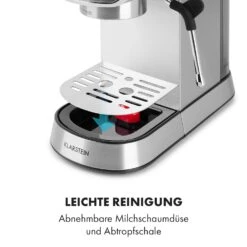 Futura Espressomaker 20 Bar 1450 Watt 20 Bar Wassertank: 1,25 Liter Rostfreier Edelstahl -Geschäft Für Haushalts- Und Küchenbedarf 10035183 de 0009 logo