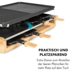 Tournedo Raclette 1200W Aluminiumguss 8 Personen Holz-Dekor -Geschäft Für Haushalts- Und Küchenbedarf 10035219 de 0005 logo
