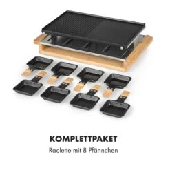 Tournedo Raclette 1200W Aluminiumguss 8 Personen Holz-Dekor -Geschäft Für Haushalts- Und Küchenbedarf 10035219 de 0008 logo