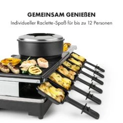 Fonduelette XL 3-in-1 Raclettegrill Fondue Naturstein 1650W 12 Pers -Geschäft Für Haushalts- Und Küchenbedarf 10035220 de 0005 logo