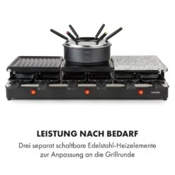 Fonduelette XL 3-in-1 Raclettegrill Fondue Naturstein 1650W 12 Pers -Geschäft Für Haushalts- Und Küchenbedarf 10035220 de 0006 logo