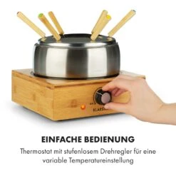 Bambus Fondue Edelstahl-Topf 800W -Geschäft Für Haushalts- Und Küchenbedarf 10035221 de 0005 logo