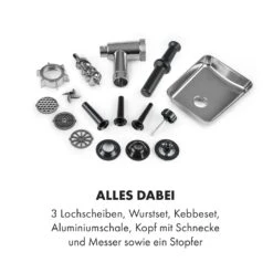 Kraftprotz Elektrischer Fleischwolf 700 W Kupfermotor Hack Wurst Kebbe Edelstahl -Geschäft Für Haushalts- Und Küchenbedarf 10035233 de 0006 logo