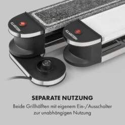 Tenderloin 50/50 Raclette-Grill 1200W 8 Personen Natursteinplatte Metallgrillplatte -Geschäft Für Haushalts- Und Küchenbedarf 10035260 de 0005 logo