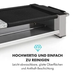 Bistecca Raclette 1200W Metall / Stein 8 Personen Kontroll-LED -Geschäft Für Haushalts- Und Küchenbedarf 10035293 de 0003 logo