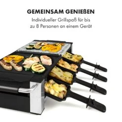 Bistecca Raclette 1200W Metall / Stein 8 Personen Kontroll-LED -Geschäft Für Haushalts- Und Küchenbedarf 10035293 de 0005 logo