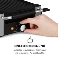 Bistecca Raclette 1200W Metall / Stein 8 Personen Kontroll-LED -Geschäft Für Haushalts- Und Küchenbedarf 10035293 de 0007 logo