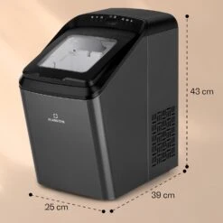 Partytime Eiswürfelmaschine Klareis 15kg/24h Edelstahl 15 Partytime Eiswürfelmaschine Klareis 15kg/24h Edelstahl -Geschäft Für Haushalts- Und Küchenbedarf 10035295 yy 0011 dimensions