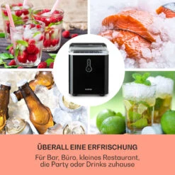 Chillout Eiswürfelmaschine Bulleteis 12kg/24h Wassertank: 1,5 L -Geschäft Für Haushalts- Und Küchenbedarf 10035320 de 0003 usp