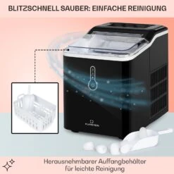 Chillout Eiswürfelmaschine Bulleteis 12kg/24h Wassertank: 1,5 L -Geschäft Für Haushalts- Und Küchenbedarf 10035320 de 0005 usp