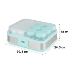 Gaia Greek Joghurt-Maker 1,26 L 6 Gläser Inkl. Sieb-Box 17 Gaia Greek Joghurt-Maker 1,26 L 6 Gläser Inkl. Sieb-Box -Geschäft Für Haushalts- Und Küchenbedarf 10035435 yy 0008 logo Klarstein Gaia Greek Joghurtmaker mint