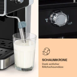 Gusto Classico Espressomaker 1350 Watt 20 Bar Druck 1,5 Liter -Geschäft Für Haushalts- Und Küchenbedarf 10035564 de 0005 logo
