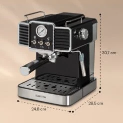 Gusto Classico Espressomaker 1350 Watt 20 Bar Druck 1,5 Liter -Geschäft Für Haushalts- Und Küchenbedarf 10035564 yy 0008 logo