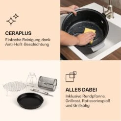 VitAir Smart Heißluftfritteuse App-Steuerung / 1400W / 7,75 Ltr / 20 Programme 16 VitAir Smart Heißluftfritteuse App-Steuerung / 1400W / 7,75 Ltr / 20 Programme -Geschäft Für Haushalts- Und Küchenbedarf 10035592 de 0007 logo