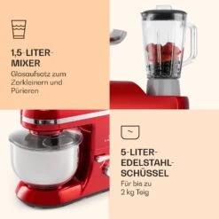 Lucia Elegance Küchenmaschine Mixer Fleischwolf 2000W BPA-frei -Geschäft Für Haushalts- Und Küchenbedarf 10035641 de 0006 logo