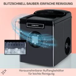 Icemeister 2G Eiswürfelmaschine 12kg/24h LC-Display Edelstahl -Geschäft Für Haushalts- Und Küchenbedarf 10035712 de 0005 usp