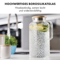 Glaswerk Livenza Wasserkrug 1,9 Liter Borosilikatglas Edelstahlsieb Deckel -Geschäft Für Haushalts- Und Küchenbedarf 10036359 de 0003 logo