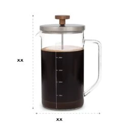 Glaswerk Ristretto French Press 0,35 Liter Borosilikatglas Edelstahl Walnussholz -Geschäft Für Haushalts- Und Küchenbedarf 10036360 yy 0008 logo