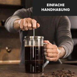 Glaswerk Ristretto French Press 1 Liter Borosilikatglas Edelstahl Walnussholz -Geschäft Für Haushalts- Und Küchenbedarf 10036368 de 0003 logo