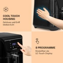 AeroVital Deluxe Heißluftfritteuse 1700W 5,4 Liter Edelstahl 12 AeroVital Deluxe Heißluftfritteuse 1700W 5,4 Liter Edelstahl -Geschäft Für Haushalts- Und Küchenbedarf 10036476 de 0004 logo