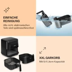 AeroVital Deluxe Heißluftfritteuse 1700W 5,4 Liter Edelstahl 14 AeroVital Deluxe Heißluftfritteuse 1700W 5,4 Liter Edelstahl -Geschäft Für Haushalts- Und Küchenbedarf 10036476 de 0006 logo