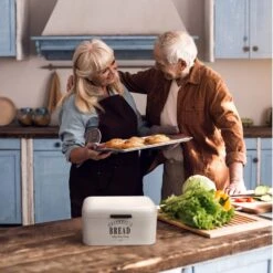 Delaware Brotkasten Metall 30x16x20,5 Cm Klappdeckel Lüftungslöcher -Geschäft Für Haushalts- Und Küchenbedarf 10037443 yy 0004 logo