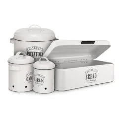 Iowa Zwiebeltopf Emaille-Stahlblech Ca. 17 X 22,5 X 14 Rostfrei -Geschäft Für Haushalts- Und Küchenbedarf 10037448 yy 0005 logo