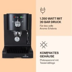 Passionata 20 Espressomaschine 20 Bar 6 Tassen 1,25 Liter Milchschaum 11 Passionata 20 Espressomaschine 20 Bar 6 Tassen 1,25 Liter Milchschaum -Geschäft Für Haushalts- Und Küchenbedarf 10037855 de 0003 logo