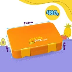 Schmatzfatz Junior Lunchbox 6 Fächer 21,3 X 15 X 4,5 Cm (BxHxT) -Geschäft Für Haushalts- Und Küchenbedarf 10037943 de 0008 usp