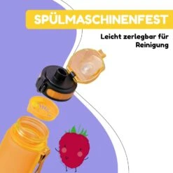 Schmatzfatz Trinkflasche Sportflasche 500 Ml 24 Cm Tritan -Geschäft Für Haushalts- Und Küchenbedarf 10037953 de 0004 usp