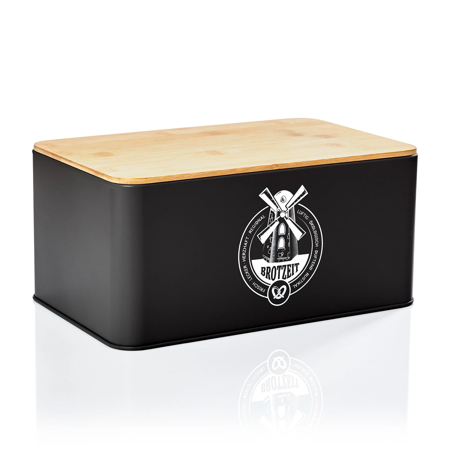 Stigby 2-in-1 Brotkasten Mit Schneidebrett Metallblech Bambus 3 Stigby 2-in-1 Brotkasten Mit Schneidebrett Metallblech Bambus