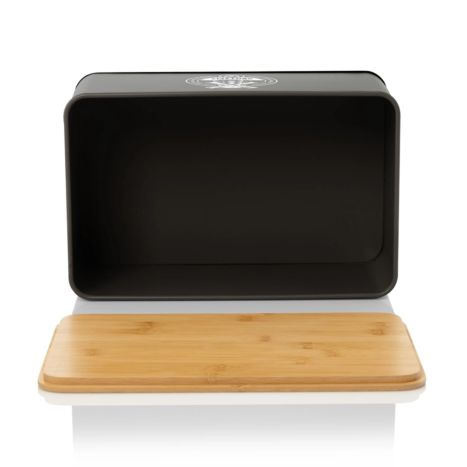 Stigby 2-in-1 Brotkasten Mit Schneidebrett Metallblech Bambus 8 Stigby 2-in-1 Brotkasten Mit Schneidebrett Metallblech Bambus – Bild 6