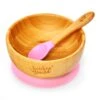 Kindergeschirr Mit Bambusschale Und Löffel 400 Ml Inkl. Saugnapf Ø: 13,7 Cm -Geschäft Für Haushalts- Und Küchenbedarf 10038085 yy 0001 titel