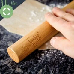 Teigroller 2er-Set 100 % Bambus 30/40 X 3,3 Cm (LxØ) Glatt Bambus -Geschäft Für Haushalts- Und Küchenbedarf 10038123 yy 0003 logo