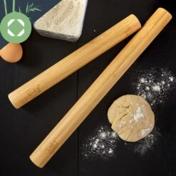 Teigroller 2er-Set 100 % Bambus 30/40 X 3,3 Cm (LxØ) Glatt Bambus -Geschäft Für Haushalts- Und Küchenbedarf 10038123 yy 0004 logo