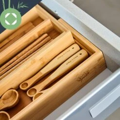 Besteckkasten 5-7 Fächer Max. 40 X 5 X 35,5 Cm Bambus 16 Besteckkasten 5-7 Fächer Max. 40 X 5 X 35,5 Cm Bambus -Geschäft Für Haushalts- Und Küchenbedarf 10038140 yy 0006 logo