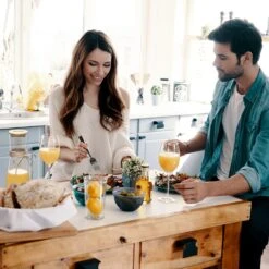 Glaskaraffe Mit Bambusdeckel Borosilikatglas Hitzebeständig -Geschäft Für Haushalts- Und Küchenbedarf 10038230 yy 0002 logo