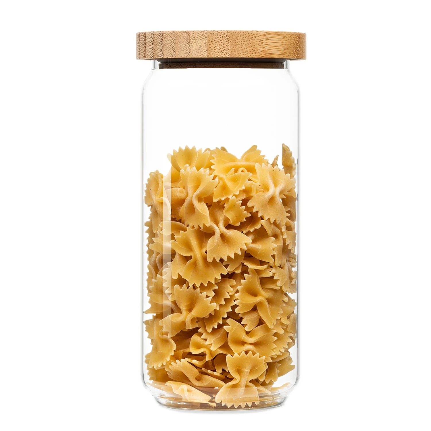 Stapelglas Mit Bambusdeckel 1000 Ml Stapelbar Luftdicht 3 Stapelglas Mit Bambusdeckel 1000 Ml Stapelbar Luftdicht