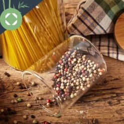 Rundes Glas Mit Bambusdeckel 4er-Set Inhalt: 600 Ml, 1000 Ml, 1500 Ml, 1800 Ml -Geschäft Für Haushalts- Und Küchenbedarf 10038254 yy 0005 logo