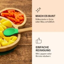 Kindergeschirr Bambusteller & Löffel 250 Ml Inkl. Saugnapf 18 X 18 Cm -Geschäft Für Haushalts- Und Küchenbedarf 10038291 de 0005 logo