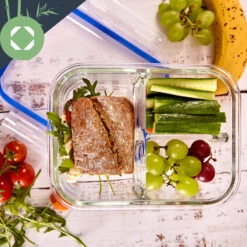 Lunchboxen Mit Unterteilung 4er-Set Je 1040 Ml 3 Fächer Auslaufsicher -Geschäft Für Haushalts- Und Küchenbedarf 10038293 yy 0004 logo