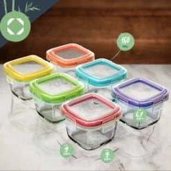 Mini Frischhaltedosen 6er-Set Je 160ml Spülmaschinenfest Auslaufsicher -Geschäft Für Haushalts- Und Küchenbedarf 10038297 yy 0008 logo