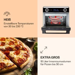 AeroVital Jumbo 3-in-1 Heißluftfritteuse Toaster Dörrautomat 1550 W 18 Liter -Geschäft Für Haushalts- Und Küchenbedarf 10038338 de 0004 logo