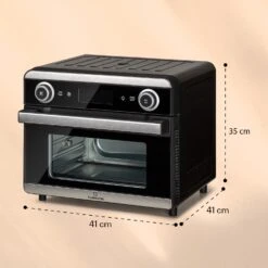 AeroVital Jumbo 3-in-1 Heißluftfritteuse Toaster Dörrautomat 1550 W 18 Liter -Geschäft Für Haushalts- Und Küchenbedarf 10038338 yy 0011 dimensions